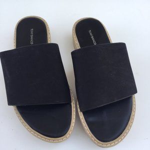 TONY BIANCO PLATFORM SLIDE SANDALS SIZE 7